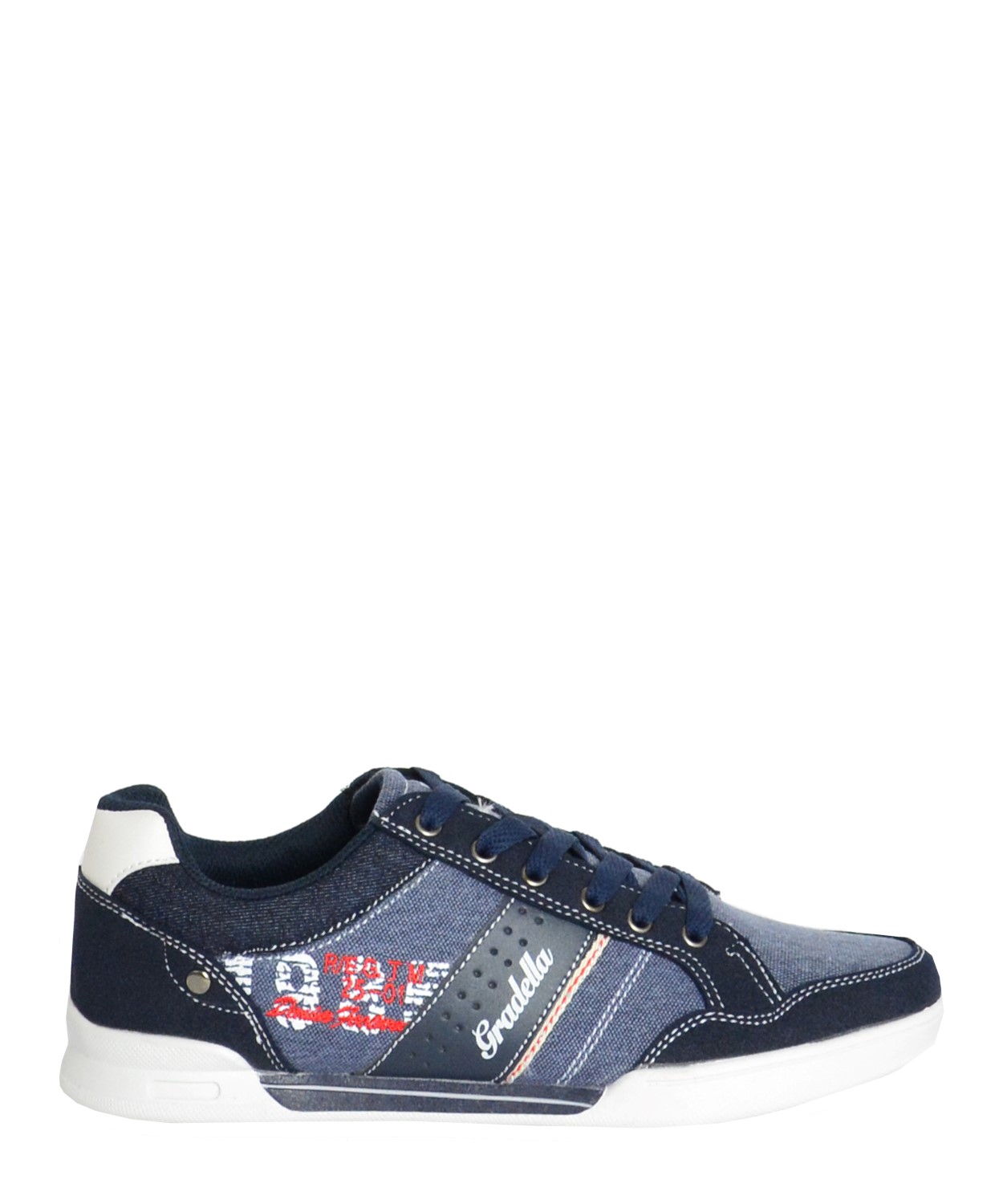 Ανδρικά Casual παπούτσια μπλε χαμηλά κορδόνια K70422W